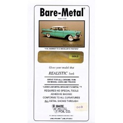 Gold Bare Metal Foil Give model Realistic Look BMF-008 
